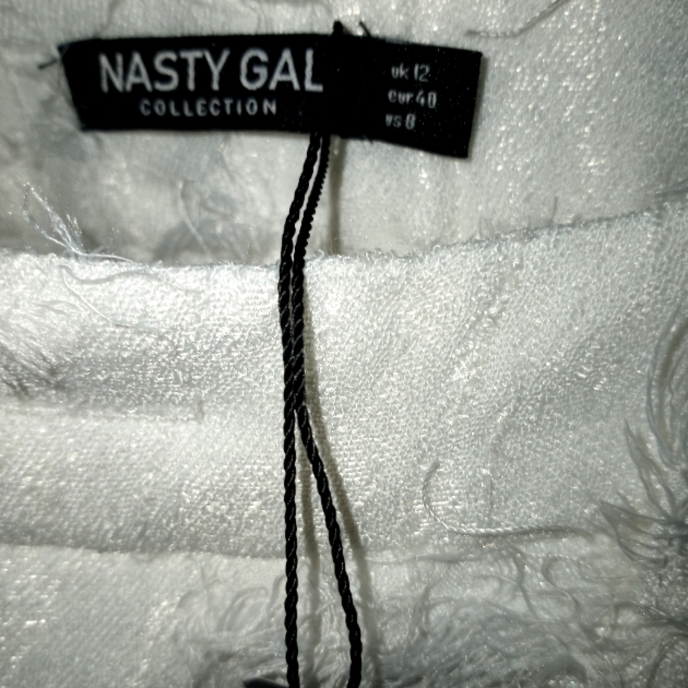Nasty Gal Collection fuzzy trousers withe size 12 new with  tags
